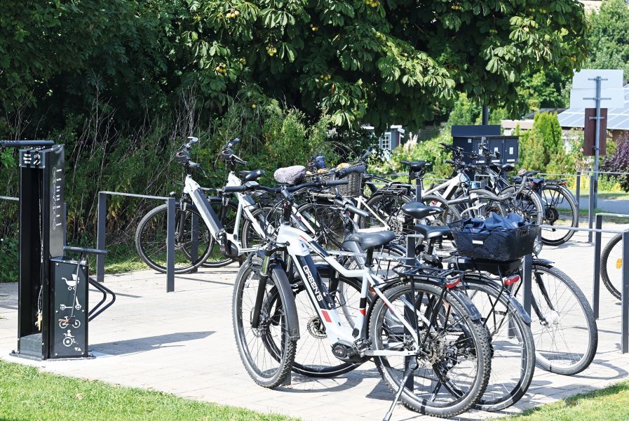 Fahrradparkplatz